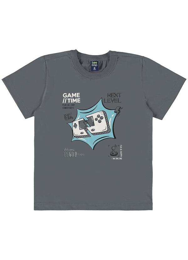 Bee Loop - Camiseta para Menino Cinza
