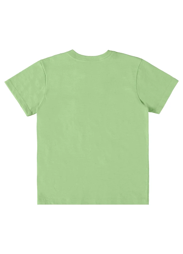 Up Baby - Camiseta para Menino em Linho Flamê Verde 2