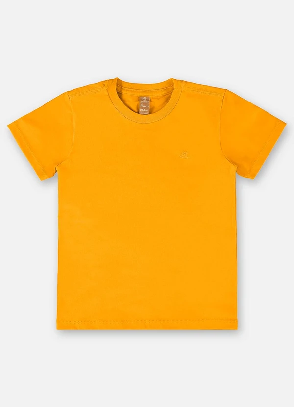 Up Baby - Camiseta para Menino em Meia Malha Amarelo 1