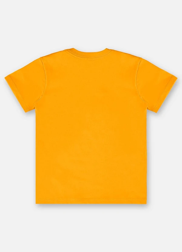 Up Baby - Camiseta para Menino em Meia Malha Amarelo 2