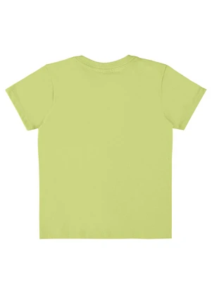 Up Baby - Camiseta para Menino em Meia Malha Verde - UP BABY