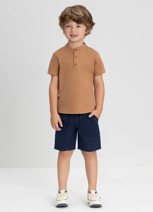Camiseta para Menino Up Baby Marrom - UP BABY