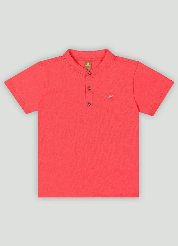Up Baby - Camiseta para Menino Up Baby Vermelho