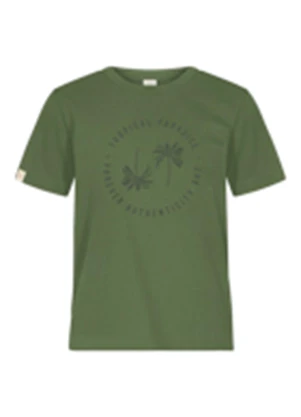 Alakazoo - Camiseta Penteada com Estampa Verde - ALAKAZOO