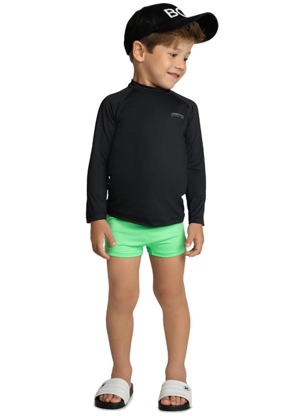 Marlan - Camiseta Praia Manga Longa Proteção Uv50+ Preto 2