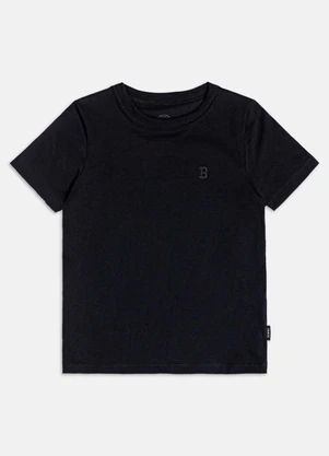 Bimbi - Camiseta Preta Básica Preto - BIMBI