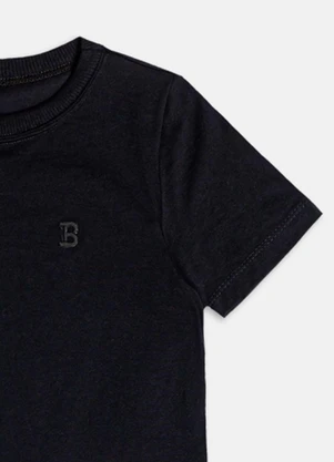 Bimbi - Camiseta Preta Básica Preto - BIMBI