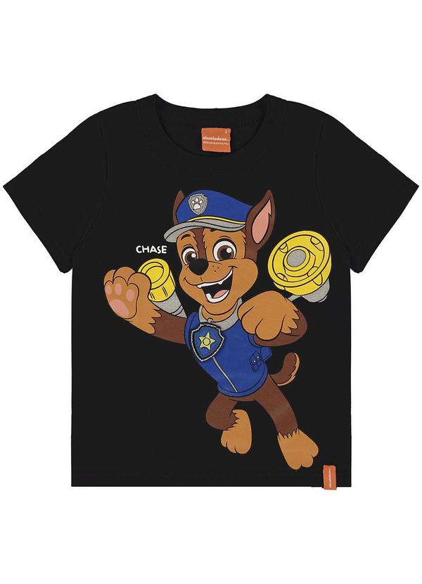 Malwee Kids - Camiseta Preta Chase Patrulha Canina® 2