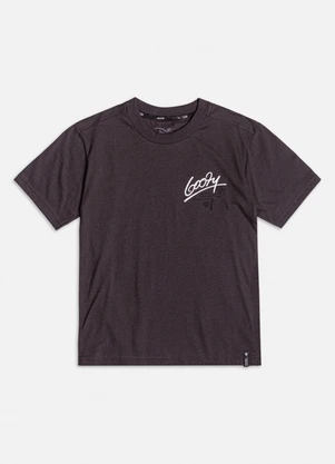 Youccie - Camiseta Preta com Lettering Cinza - YOUCCIE