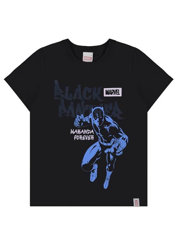 Malwee Kids - Camiseta Preto Black Panther® Menino 3