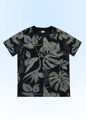 Fakini Kids - Camiseta Preto - FAKINI KIDS