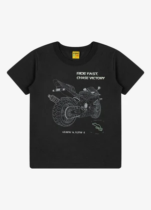Rovi Kids - Camiseta Preto - ROVI KIDS