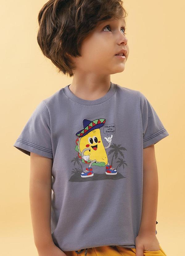 Soft Bonni - Camiseta Primeiros Passos Cinza