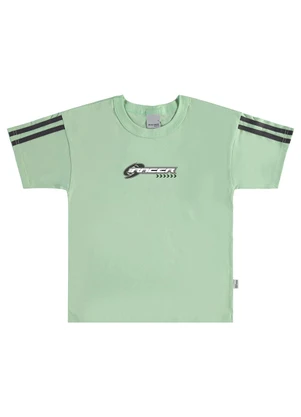 Malwee Kids - Camiseta Racer em Malha Verde Menta - MALWEE KIDS