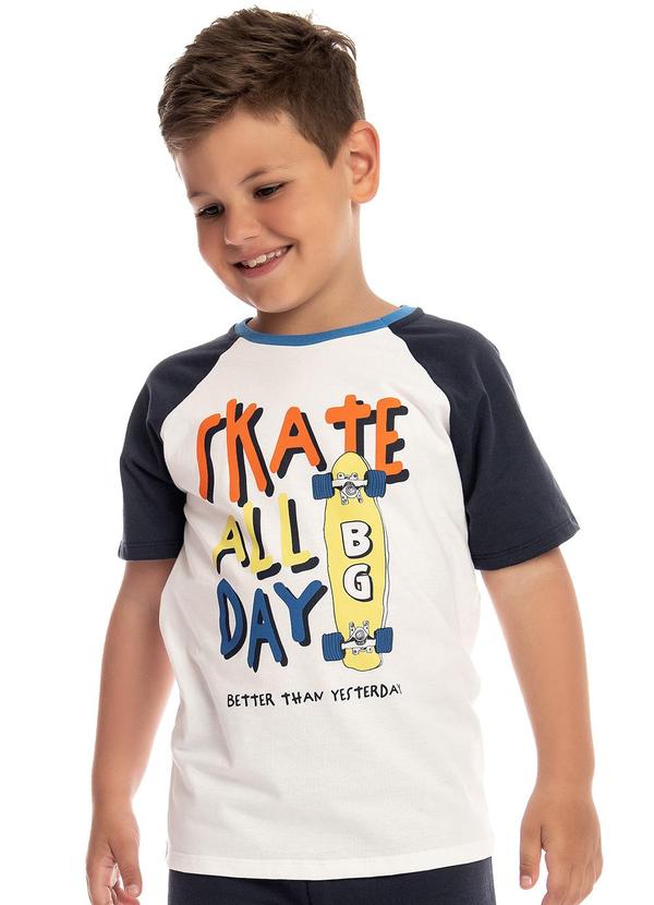 By Gus - Camiseta Raglan Skate Bege