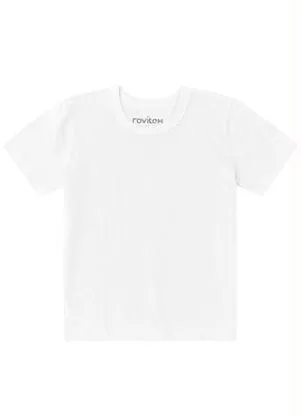 Rovi Kids - Camiseta Básicos Menino Branco - ROVI KIDS