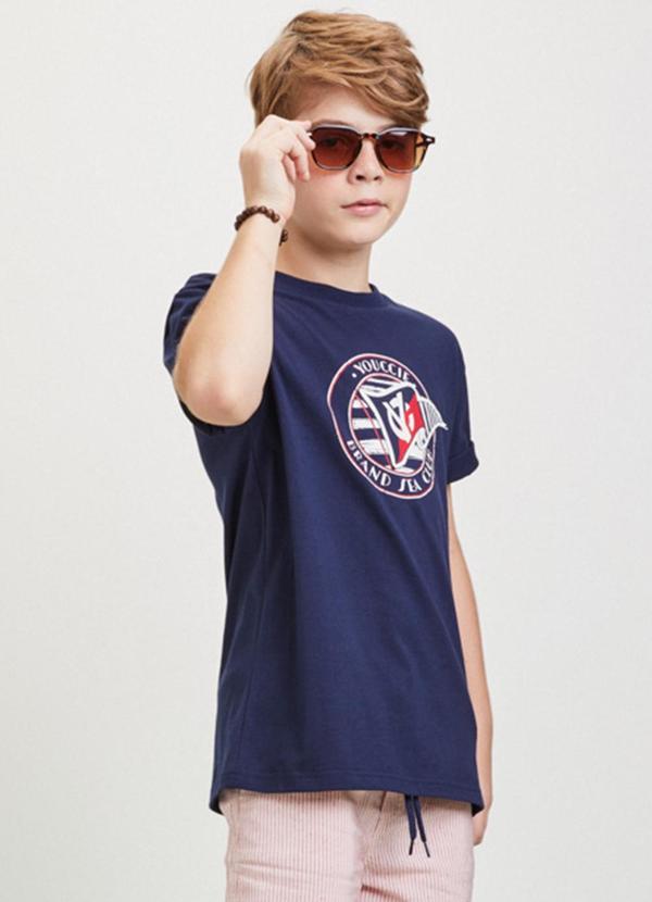 Youccie - Camiseta Sea Club Marinho