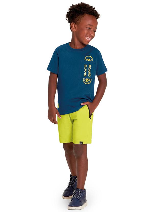 Marisol - Camiseta Skate Menino Azul 2