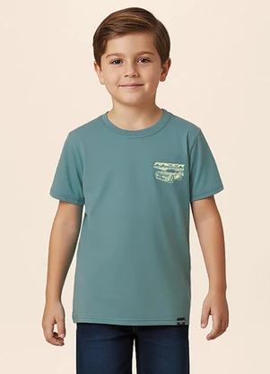 Malwee Kids - Camiseta Speed And Strength Azul Petróleo - MALWEE KIDS