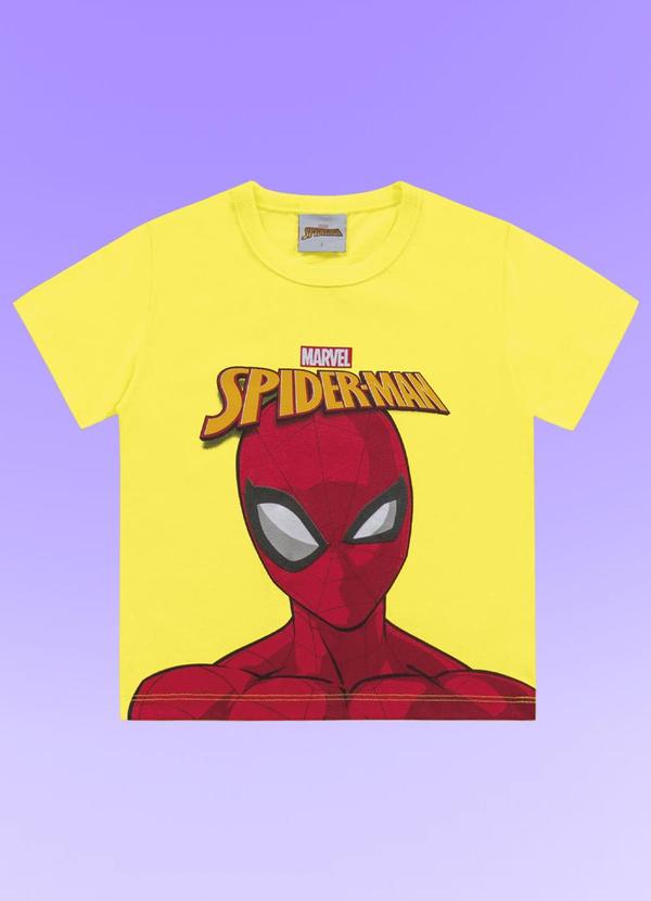Fakini Kids - Camiseta Spider-Man Amarelo 4