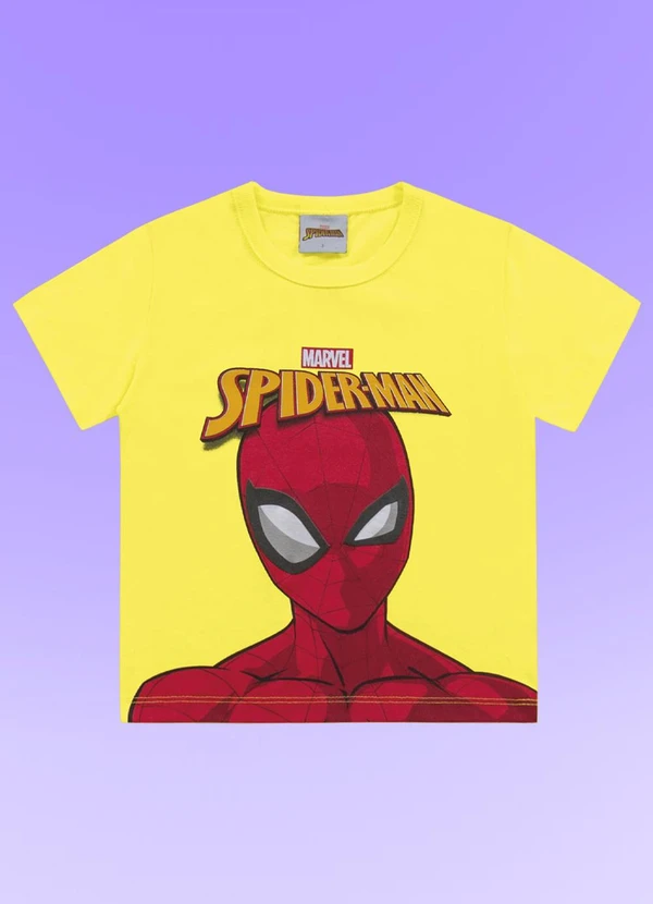 Fakini Kids - Camiseta Spider-Man Amarelo 4