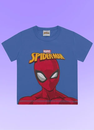 Fakini Kids - Camiseta Spider-Man Azul - FAKINI KIDS