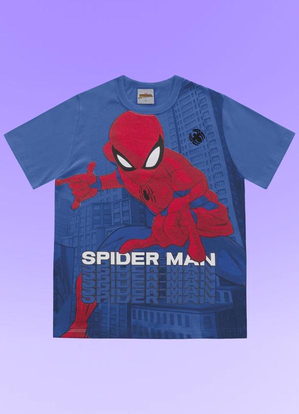 Fakini Kids - Camiseta Spider-Man Azul
