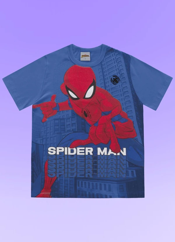 Fakini Kids - Camiseta Spider-Man Azul