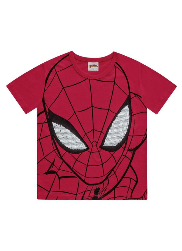 Fakini Kids - Camiseta Spider-Man Vermelho