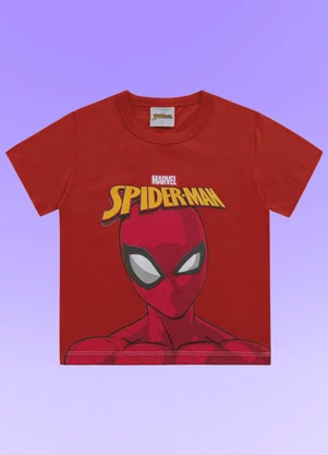 Fakini Kids - Camiseta Spider-Man Vermelho - FAKINI KIDS