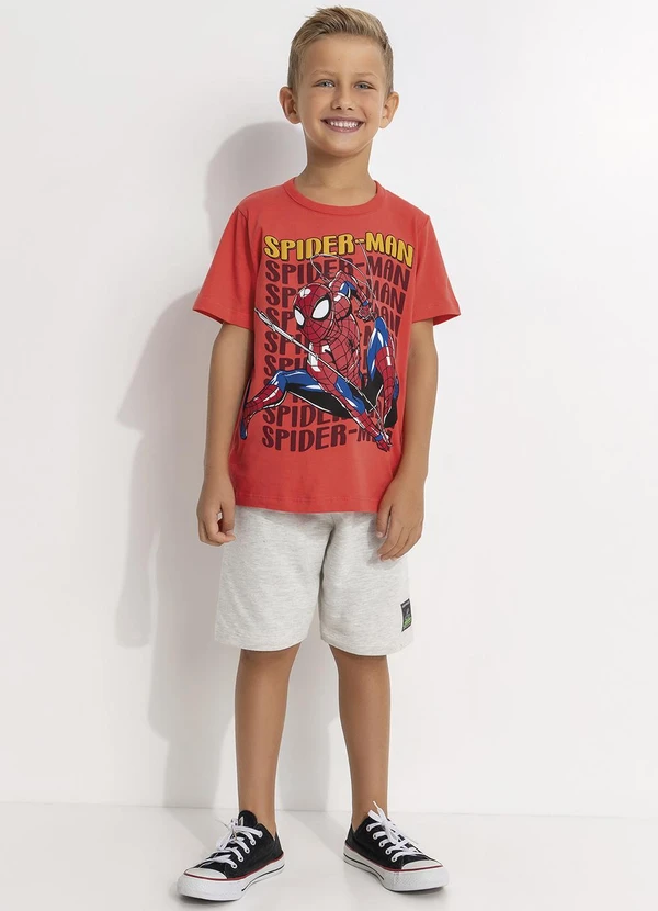 Fakini - Camiseta Spider-Man Vermelho 3