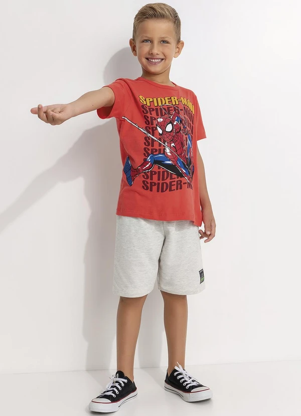 Fakini - Camiseta Spider-Man Vermelho 5