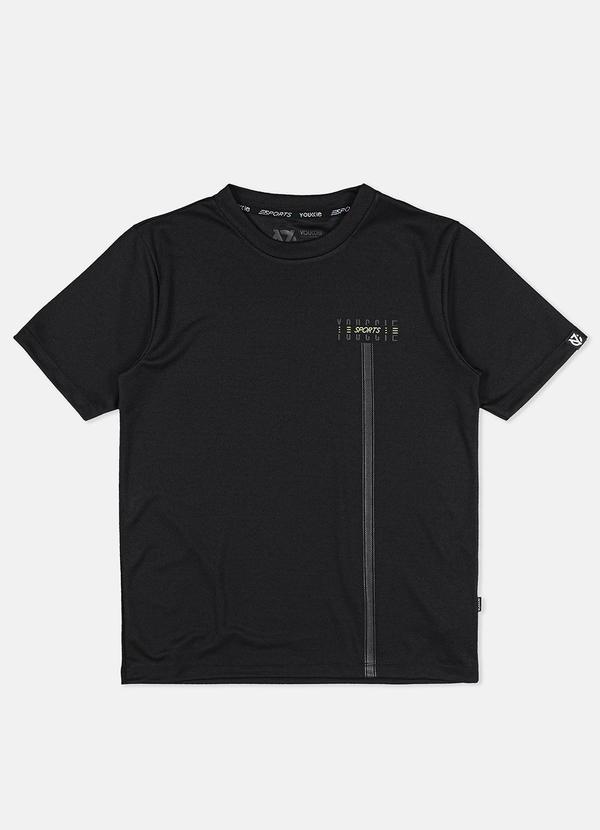 Youccie - Camiseta Sport Básica Preta Preto