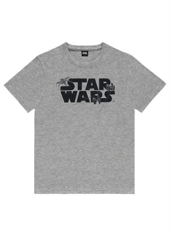 Star Wars - Camiseta Star Wars Cinza