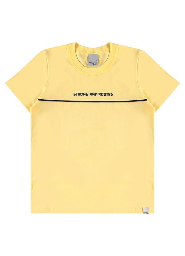 Malwee Kids - Camiseta Strong And Rooted Amarelo