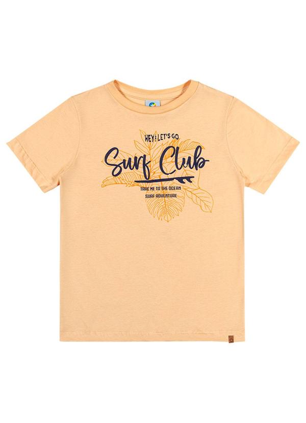 Alenice - Camiseta Suf Club Menino Laranja