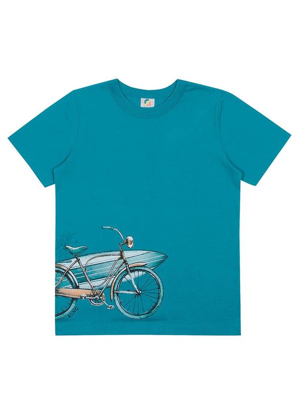 Alenice - Camiseta Sun & Beach Meninos Azul