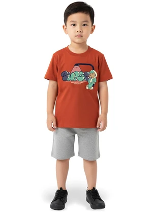 Malwee Kids - Camiseta Super Terracota - MALWEE KIDS