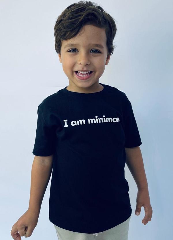 Miniman - Camiseta T Shirt I Am Preto