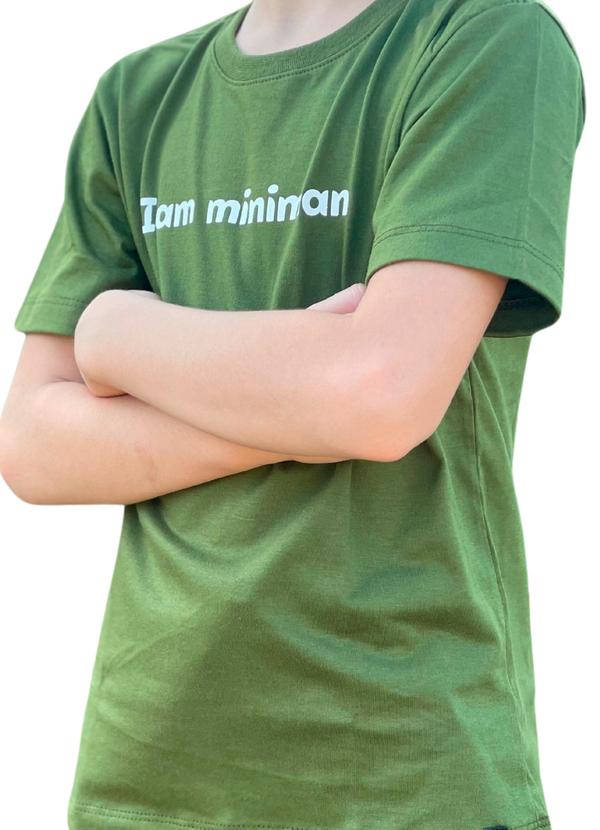 Miniman - Camiseta T-Shirt I Am Verde Militar 2