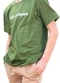 Miniman - Camiseta T Shirt Urso Descolado Branco - variação: Verde Militar