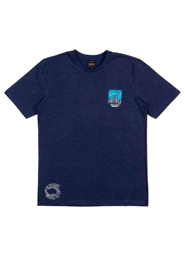 Soft Bonni - Camiseta Teen Malha Flamê Azul