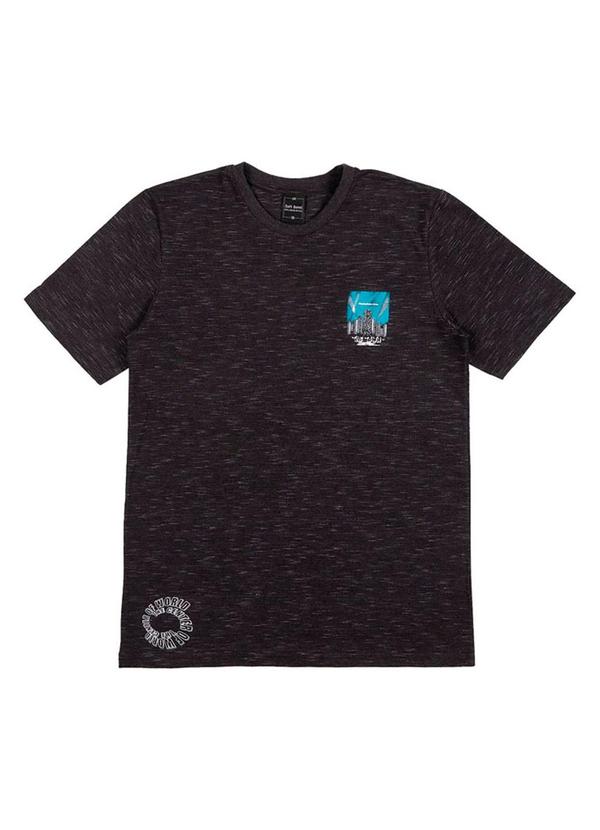 Soft Bonni - Camiseta Teen Malha Flamê Preto 4