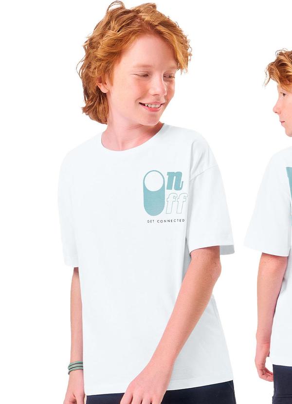 Lemon - Camiseta Teen Menino Branco