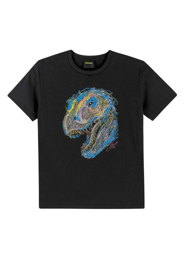 Lemon - Camiseta Teen MeninoPreto 5