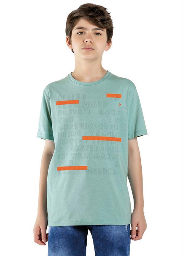 Lemon - Camiseta Teen Masculina Verde