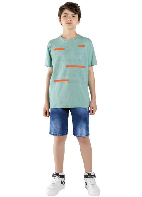Lemon - Camiseta Teen Masculina Verde 3
