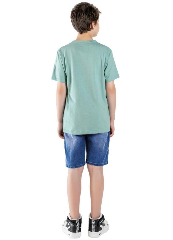 Lemon - Camiseta Teen Masculina Verde 4