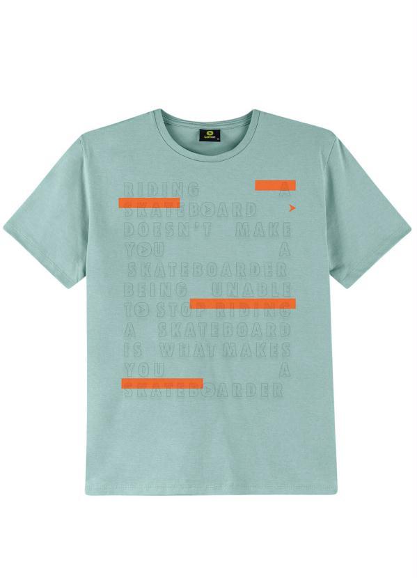 Lemon - Camiseta Teen Masculina Verde 5