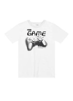 Brandili - Camiseta Teen Menino de Games Branco - BRANDILI